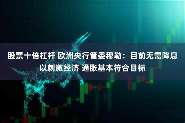 股票十倍杠杆 欧洲央行管委穆勒：目前无需降息以刺激经济 通胀基本符合目标