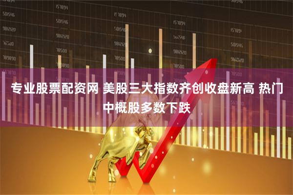 专业股票配资网 美股三大指数齐创收盘新高 热门中概股多数下跌
