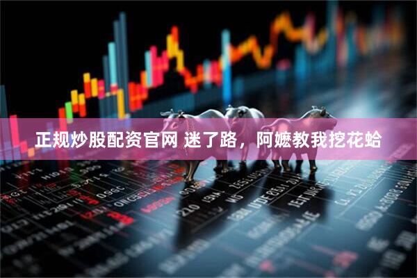 正规炒股配资官网 迷了路，阿嬷教我挖花蛤